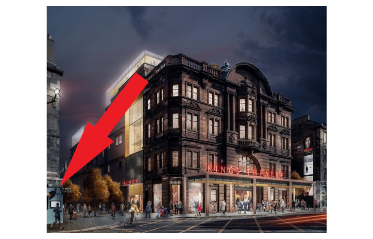 Home Bar Pub: Public House or Restaurant premises next to King's Theatre in Edinburgh City Center 