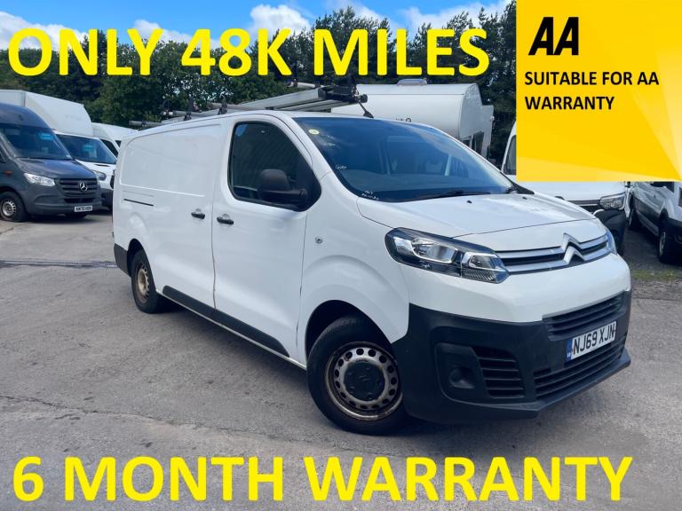 2019 Citroen Dispatch 1200 1.5 BlueHDi 100 Van X PANEL VAN Diesel Manual