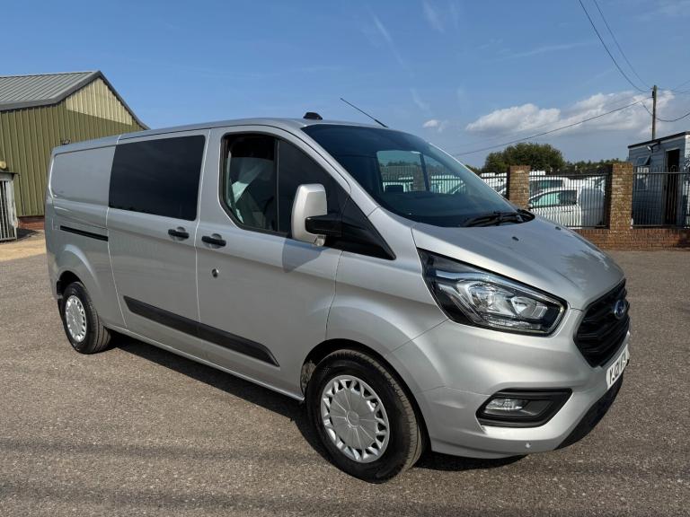 2021 Ford Transit Custom 2.0 EcoBlue 130ps Low Roof Trend Van LWB TWIN SIDE DOORS GOOD SPEC PANEL...