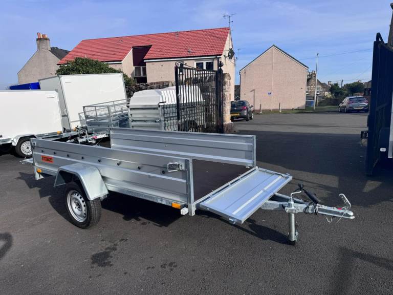 Brand New 8,7ft x 4,2ft Single Axle Flat Trailer 750KG