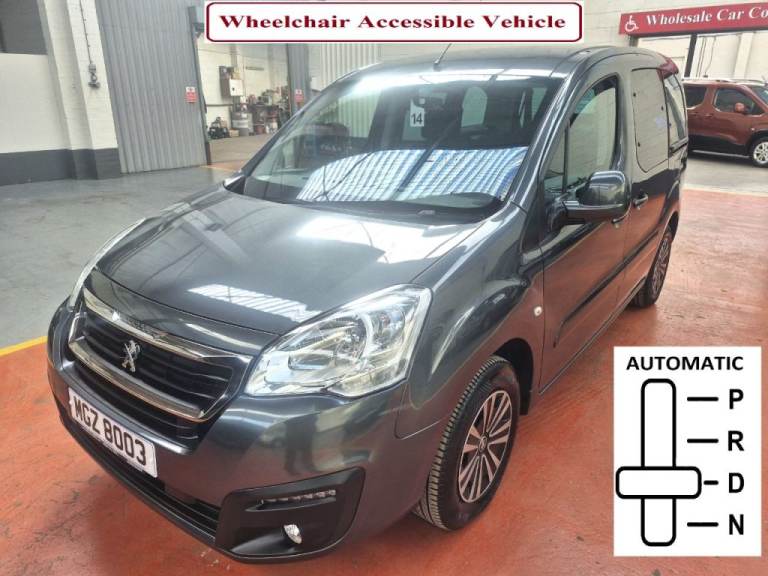  Peugeot Partner WHEELCHAIR ACCESSIBLE 1.6 BlueHDi Active 5dr Diesel