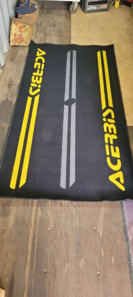 Acerbis Motoross MX Enduro Pit Team Carpet Workshop Mat - 200 x 100cm