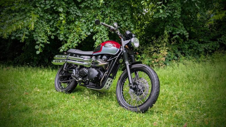 2016 Triumph Bonneville Scrambler 865 (900) FSH Retro 900cc motorcycle motorbike