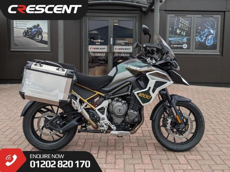 TRIUMPH TIGER 1200 GT PRO 2024- ONE OFF PAINT SCHEME- 1 OWNER - 3 SERVICE STAMPS