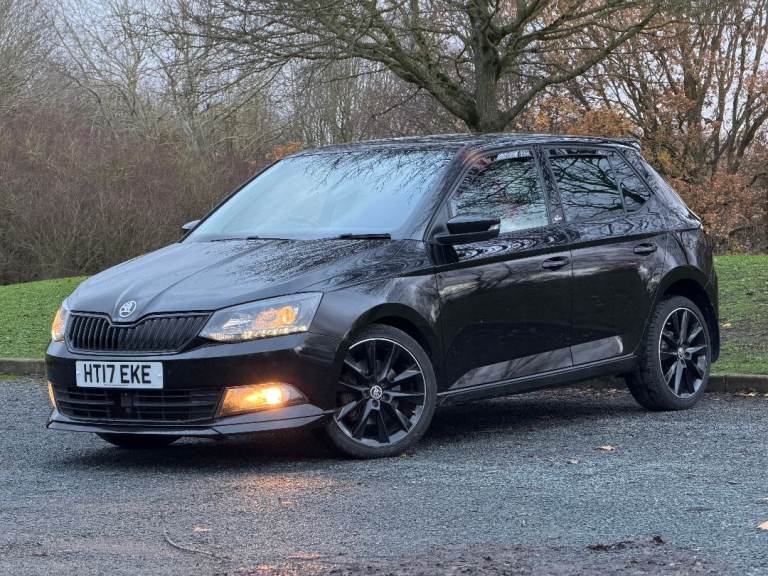 2017 SKODA FABIA MONTE CARLO 1.2 DSG TSI AUTOMATIC BLACK PAN ROOF CARPLAY DRL PDC DAB USB MOT CAT S
