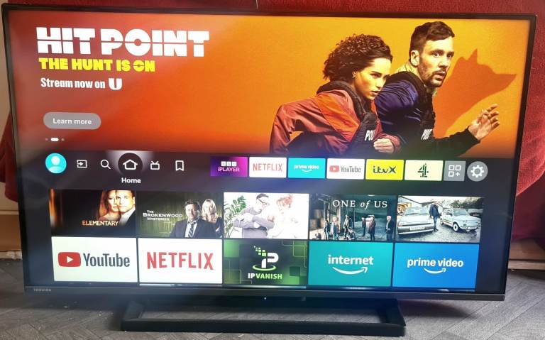Toshiba 43-inch Smart 4K LED TV - As Good As New