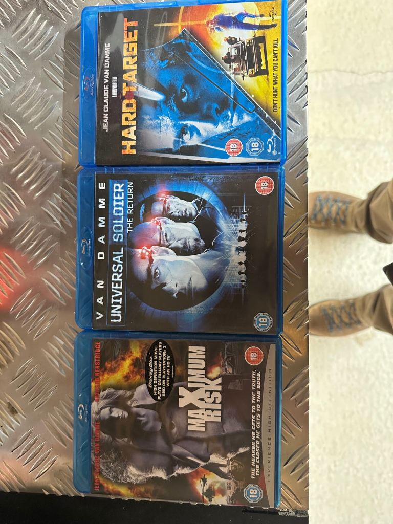 Van Damme blu-ray job lot
