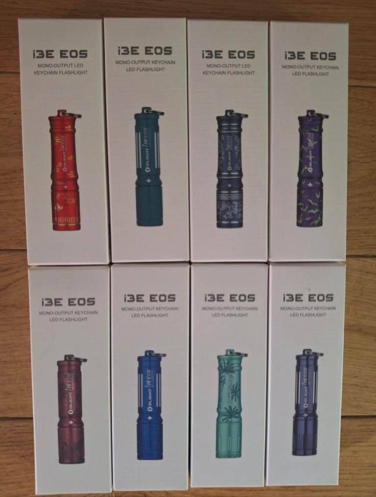 Torch collection Olight and Klarus brand new will post very rare 