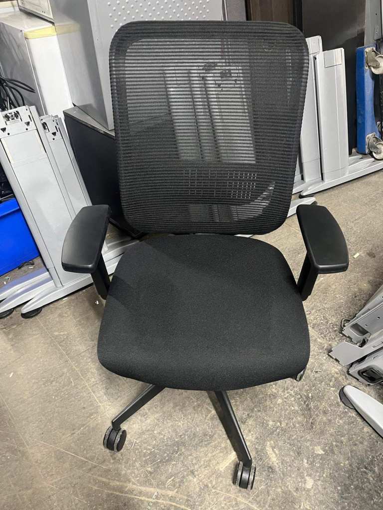 Black Mesh Operator Chairs