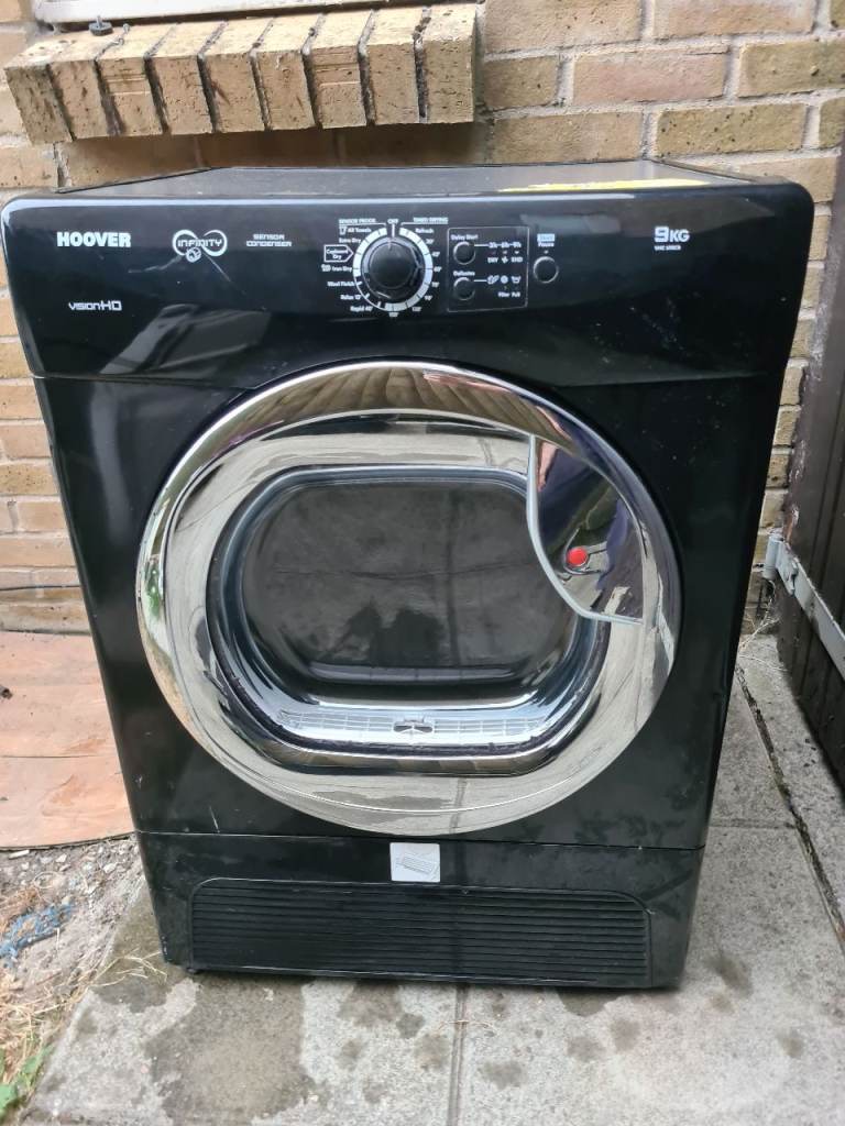 Reconditioned Black Hoover Condenser Tumble Dryer, 3 Months Warranty, Free Delivery & Installation 