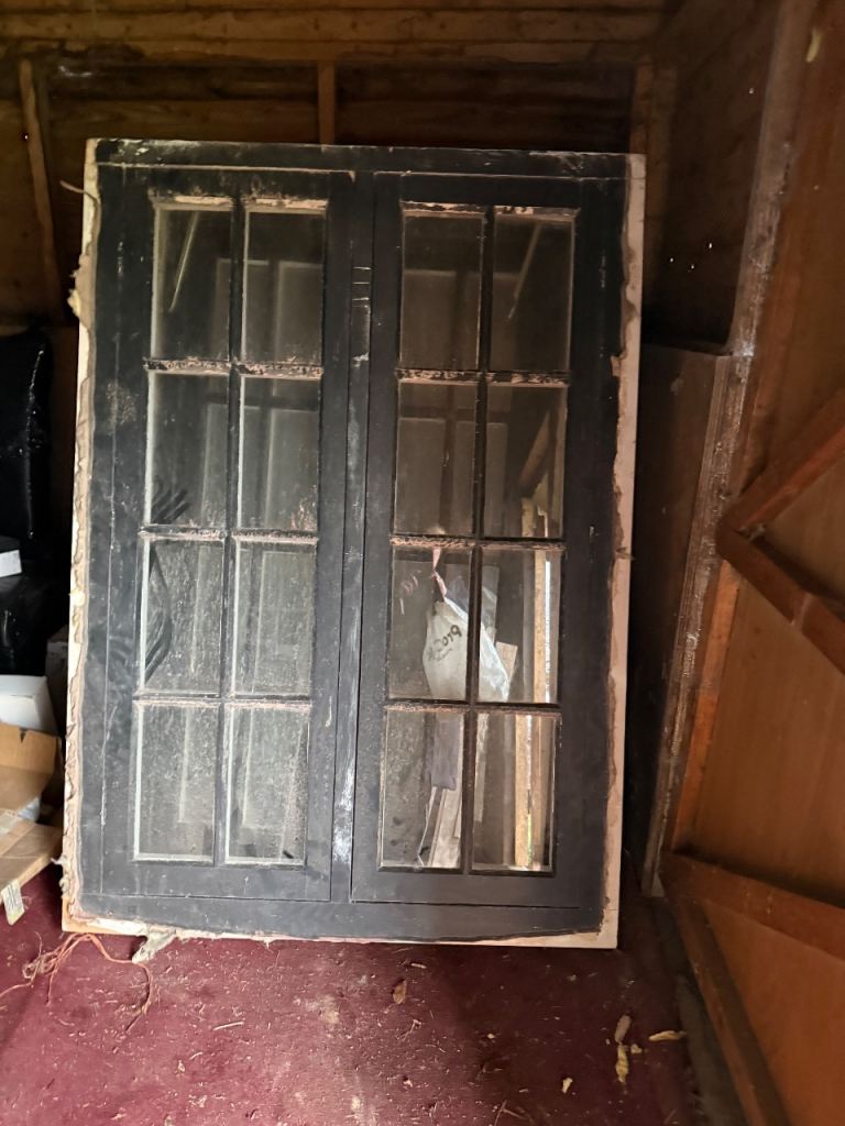 15 x hardwood custom made windows £150 each 