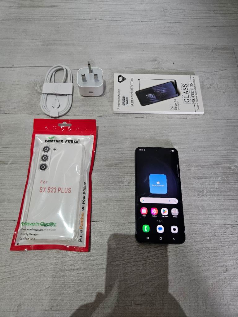 Samsung S23 Plus 5G 256GB Unlocked Black Dual Sim Warranty