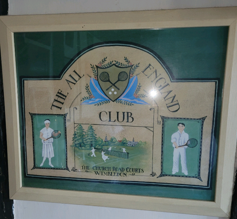 The All England Club Wimbledon Tennis Framed Print/Picture