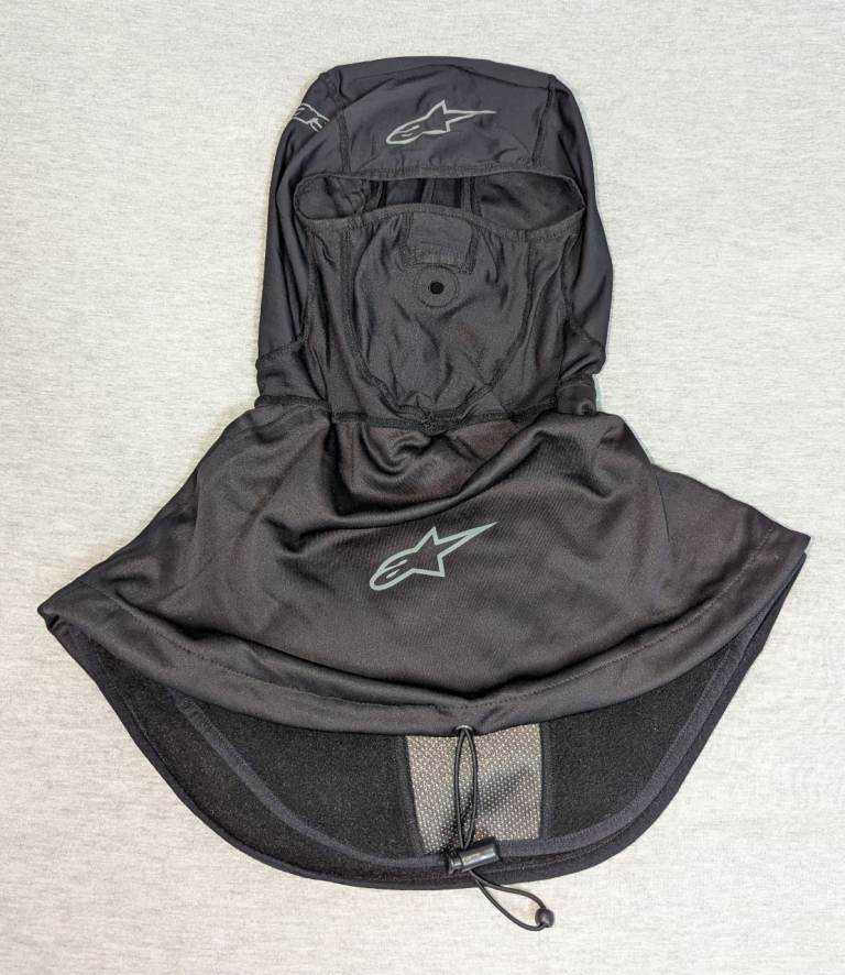 Alpinestars Winter Touring Motorcycle Balaclava w/Neck Cover / Black / Water & Windproof
