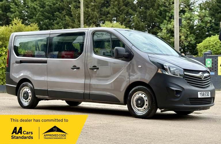 2018 Vauxhall Vivaro 1.6 CDTi 2900 L2 H1 Euro 6 (s/s) 5dr (9 Seat) Diesel