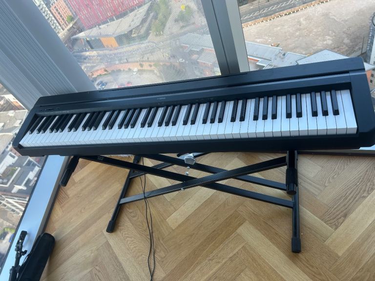 Yamaha P-45 Digital Piano with Stand & Pedal - Collection Only