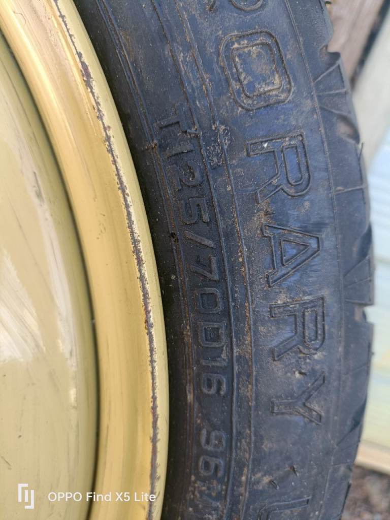 Mazda 5 2007-2015 Space Saver / Spare Wheel