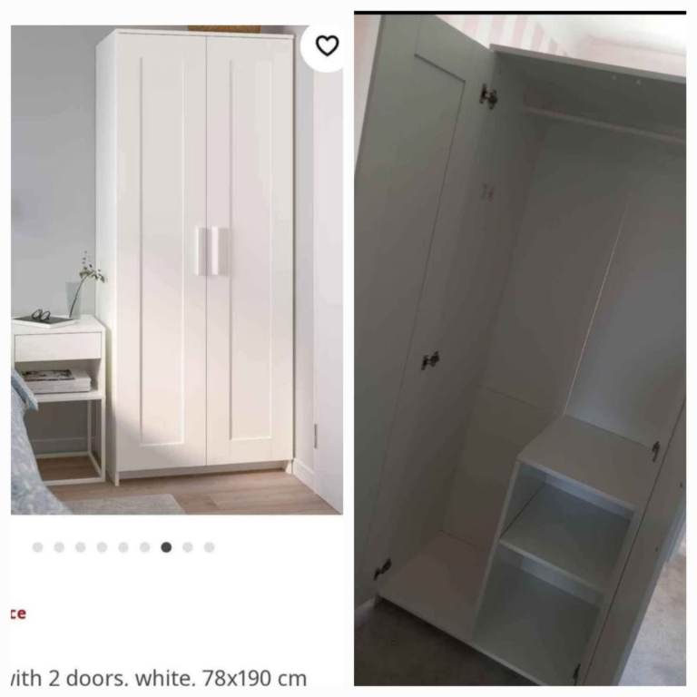 2 ikea wardrobes.  Good condition and dismantled 