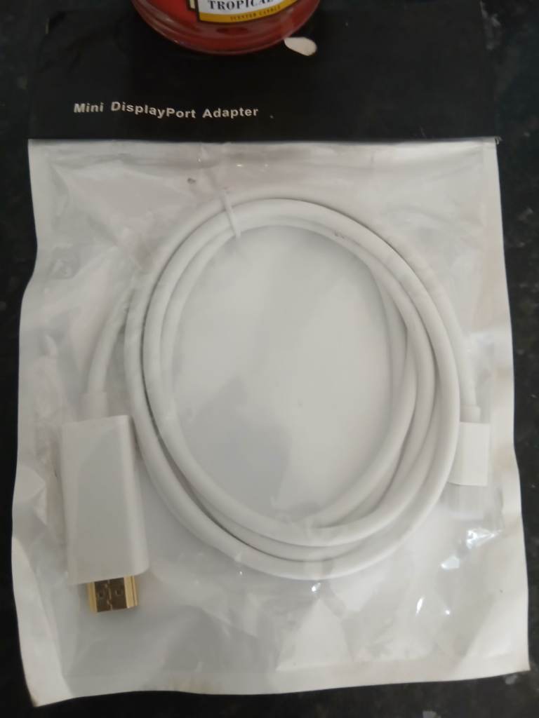 New Mini DisplayPort to HDMI Adapter Cable - White