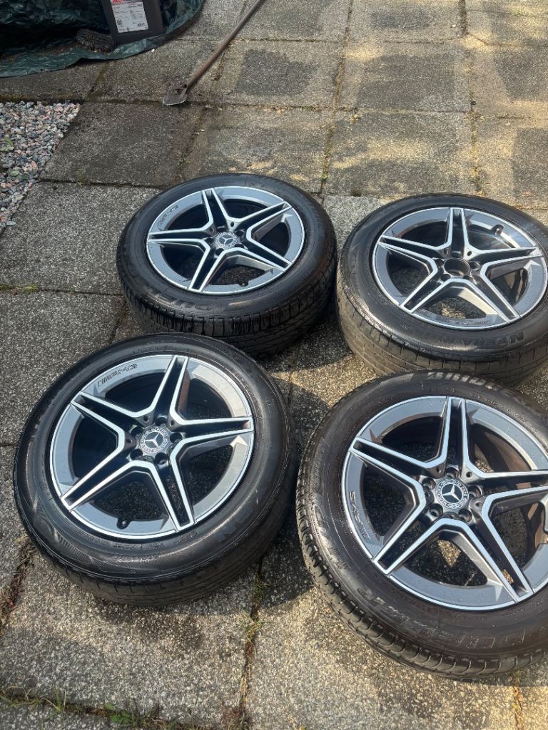 Merc alloy wheels and tyres