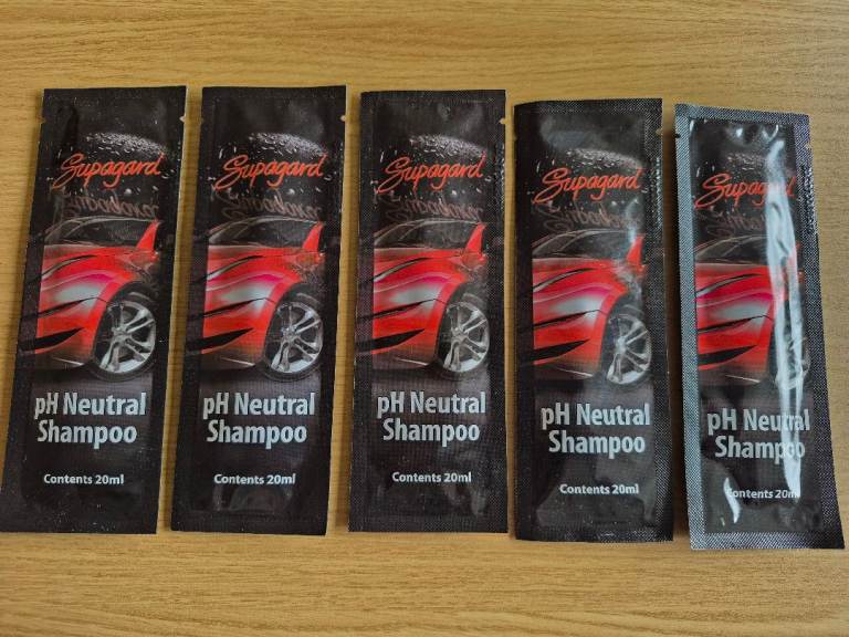 5 x 20ml Supagard pH Neutral Shampoo 