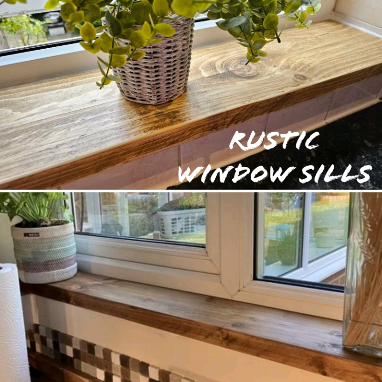 Rustic Window Sills (Any Size)