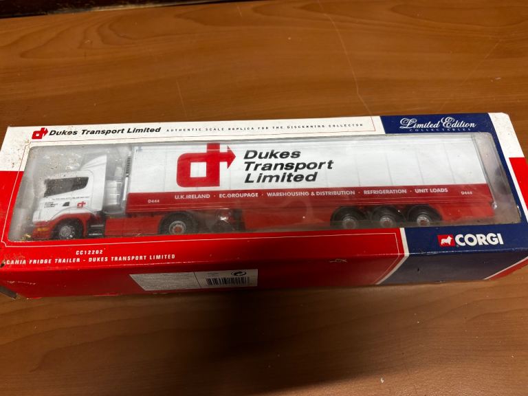 Corgi Limited Edition Dukes Transport Scania Fridge Trailer Model