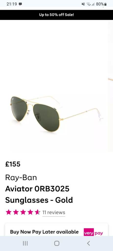 Womens ray ban genuine
