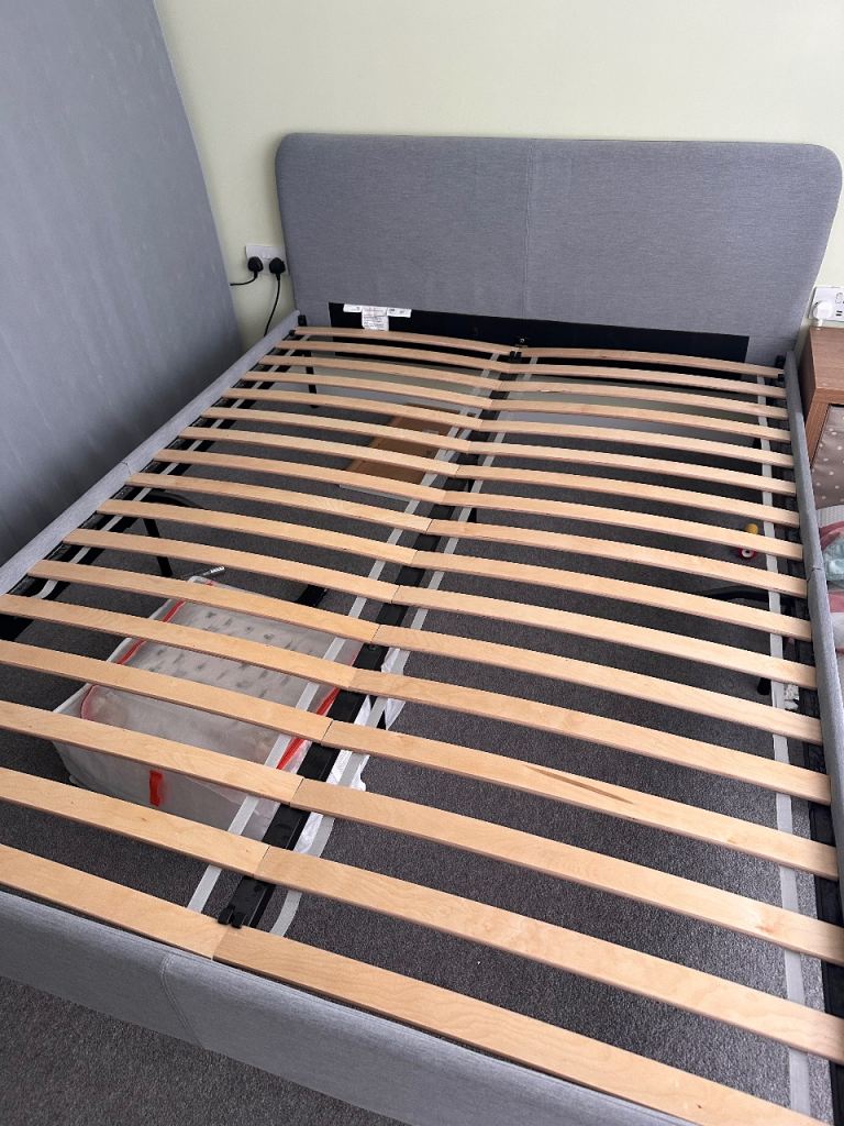 image for IKEA SLATTUM double bed, King size