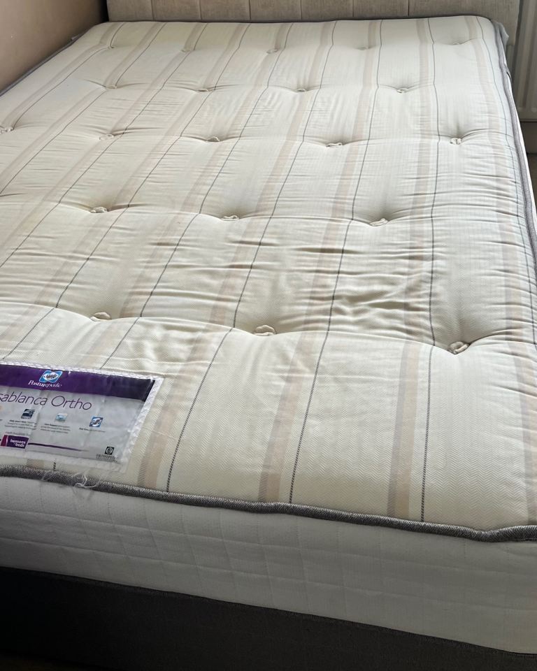 Good Condition King Size Mattress - Sealy Posturepedic Casablanca Ortho