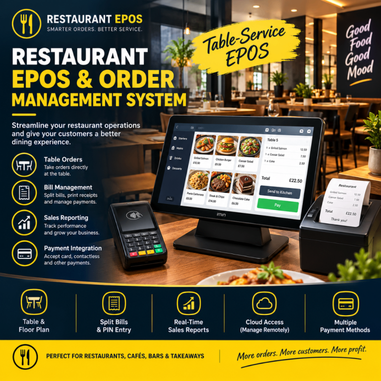 Restaurant EPOS & Order Management System – Special Offer 50% to 70% OFF