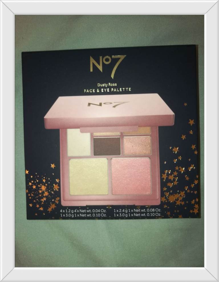 Eye and face palette No7, dusty rose palette NEW never opened 