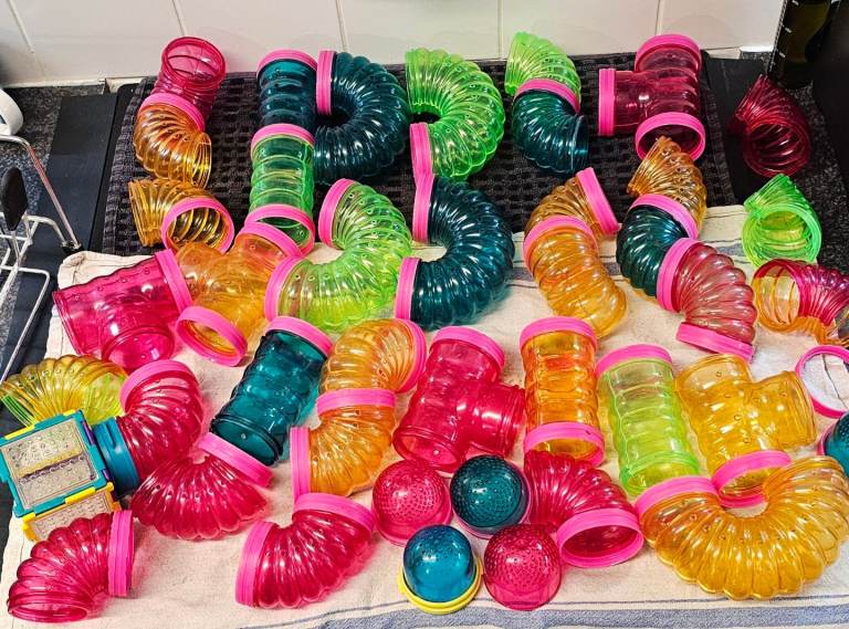 Hamster tubes and accessories 