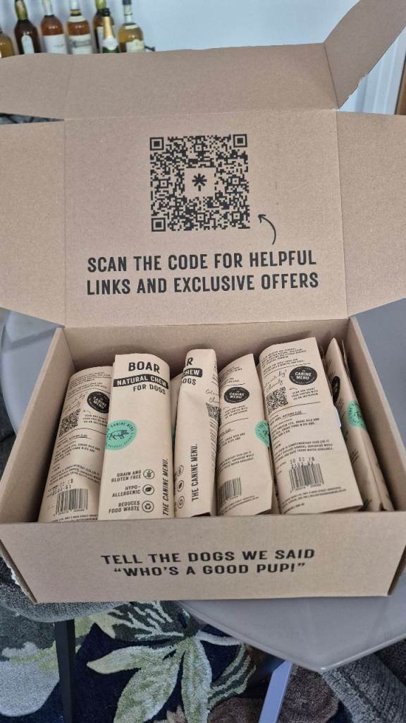 Offers! The Canine Menu Natural dog chews