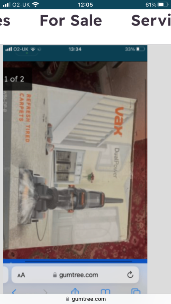 Vax carpet cleaner new in box