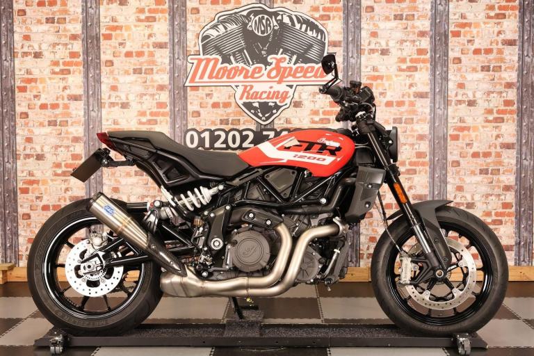 **DEPOSIT TAKEN** 2026 INDIAN FTR 1200 - 470 MILES! - 1 OWNER - S AND S EXHAUST
