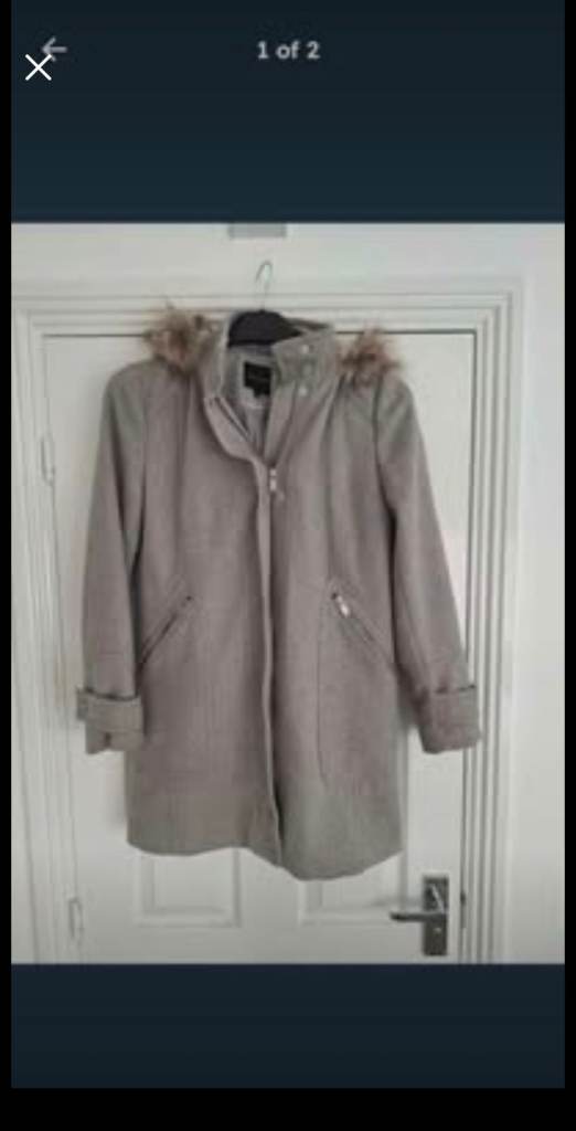 Ladies grey Newlook coat