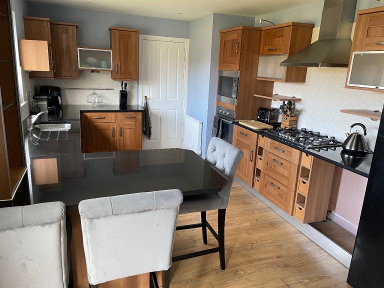 Black Granite kitchen worktops