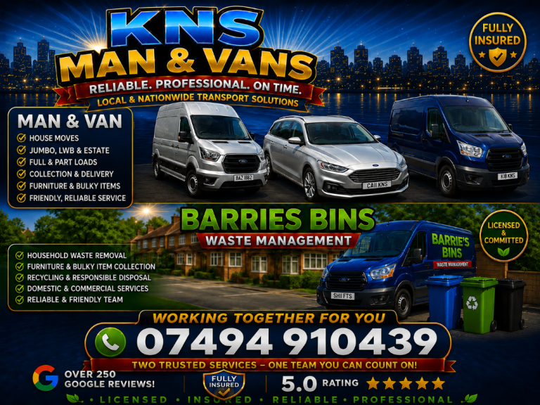 Man and van , Waste/rubbish,Best review👇&prices! Waste management and removal company 