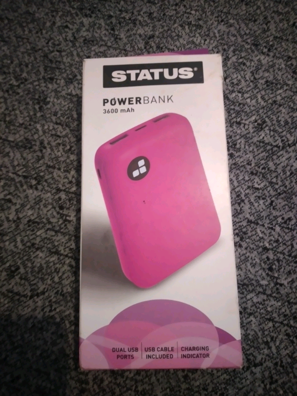Status power bank pink