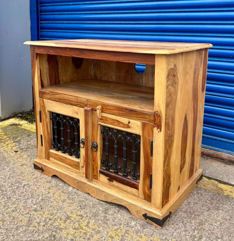 Vintage Sheesham Media Cabinet £75