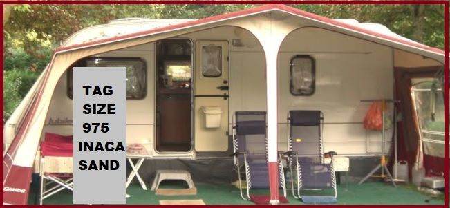 Caravan Awning Quality Inaca Sands Size 13 Tag 975