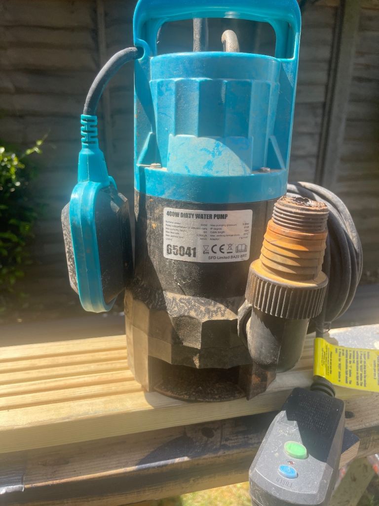 400W Submersible Water Pump with Float Switch – Clean & Dirty Water Drainage Pump