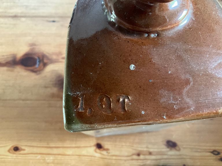 Vintage Stone Hot Water Bottle / Bed Warmer - 1 Quart