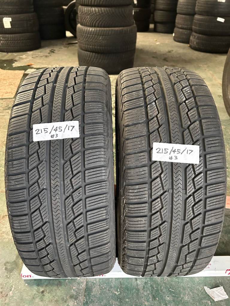 2 x 215/45 R17 Achilles Winter 101 (6.3mm-7.4mm)