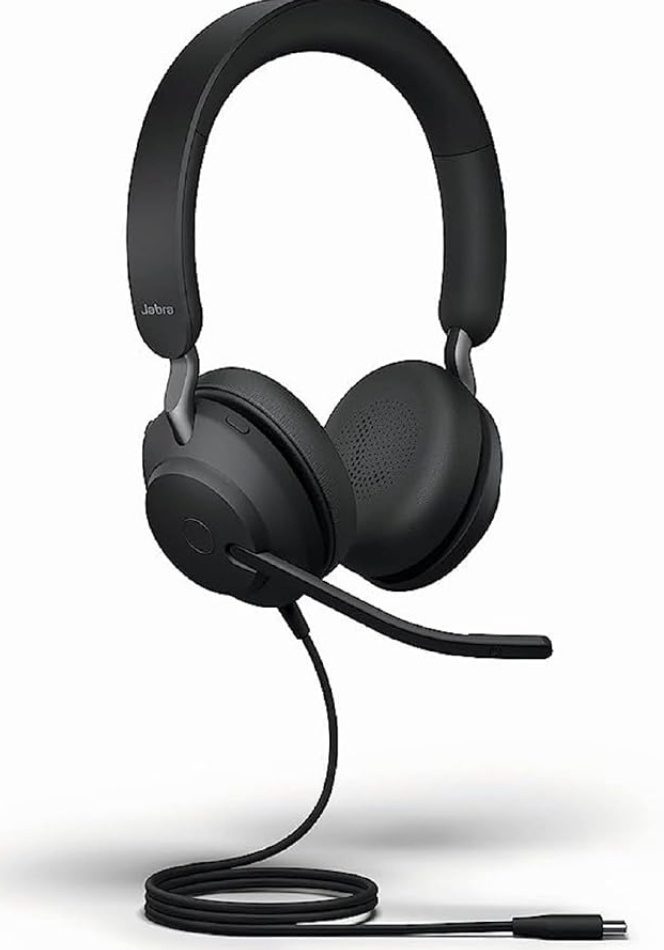 Jabra Evolve2 40 SE USB-C Stereo Headset – MS Teams Certified