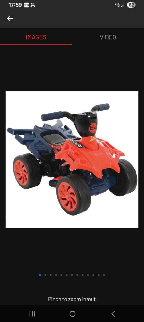 image for Marvel Spiderman 6V quad