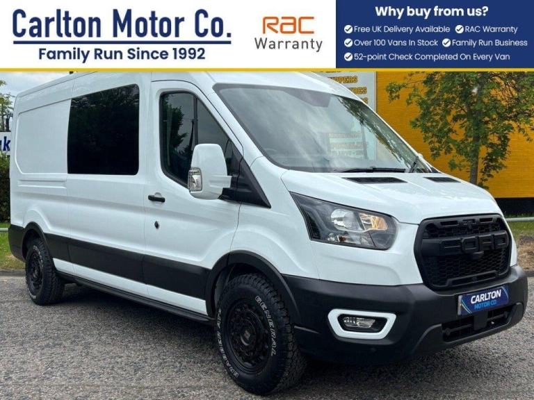 2023 Ford Transit 2.0 350 EcoBlue Leader 2.0 EBL L3 H2 Crew Cab 9 Seater Van Eur