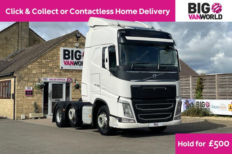 Volvo FH500 6X2T PA HIGH SLEEPER TRACTOR UNIT