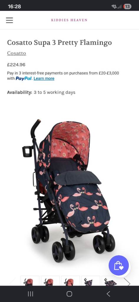 Cosatto pushchair 